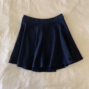 Navy Fit and Flare Skirt
